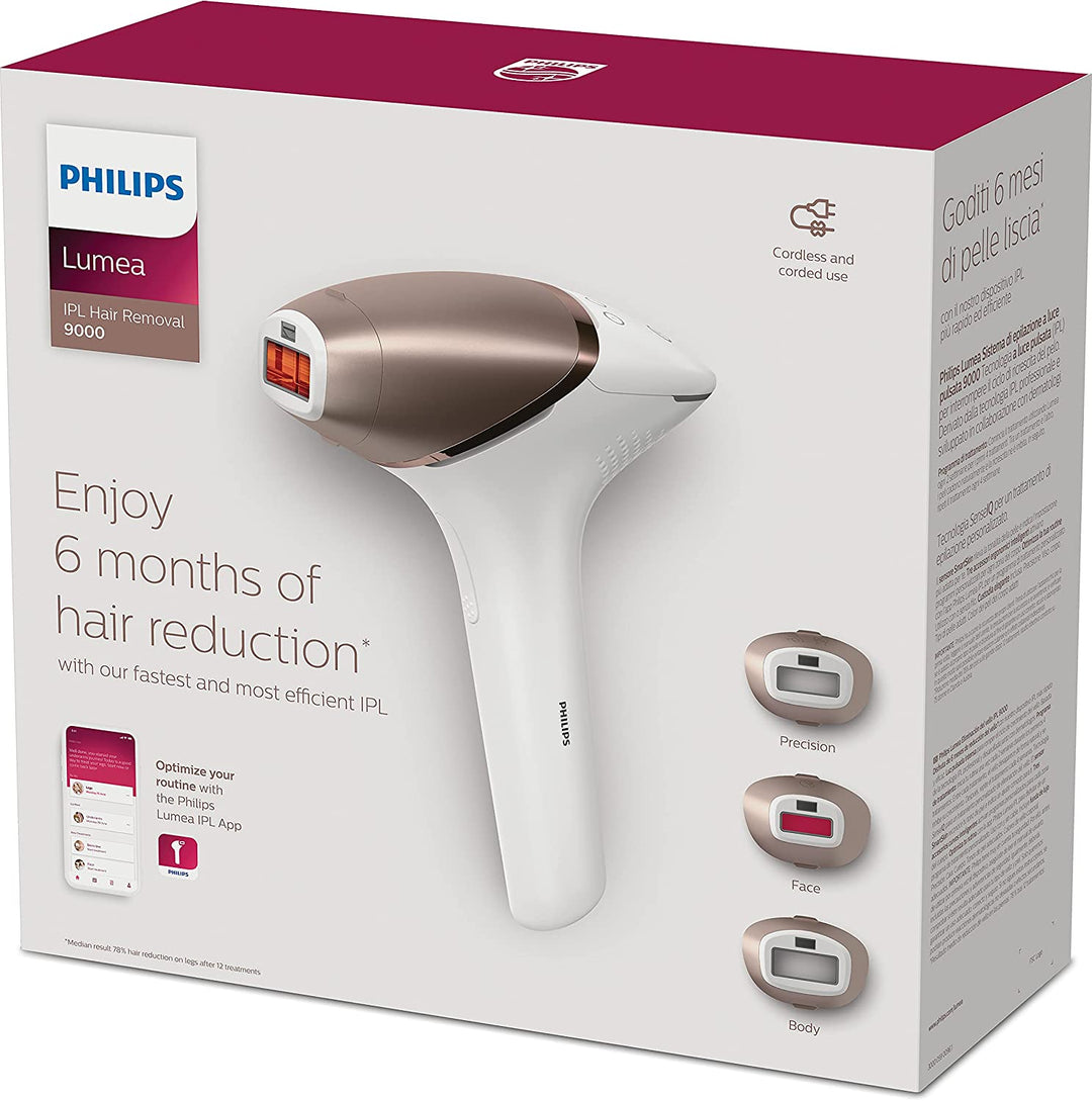 Philips Lumea BRI955 9000 Series IPL Hair Removal Tool With 3 Attachme –  Beautysook_UK